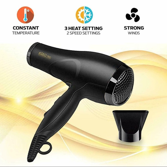 AIKO PRO 1875 W Negative Ionic Professional Fast Dryer Hair Dryer - Picture 5 of 7